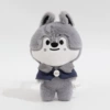 20cm gray wolf