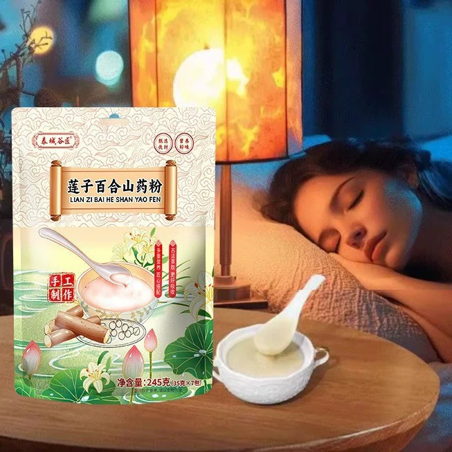 Машинный порошок для заменителей пищи Taicheng Valley в сумке 245 г порошка семян лотоса Lily Yam