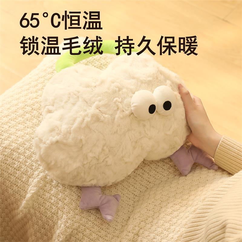 2023 cartoon heated hand warmer electric heating bag winter warming charging hot water bag anti-explosion electric heated pad hot pack dropshipping