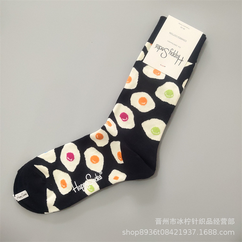 Happy socksスウェーデンのファッションブランドの女性が可愛いです。