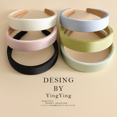 義烏工廠純色春夏時尚頭箍韓國高端發窟髮飾發箍頭飾飾品批發