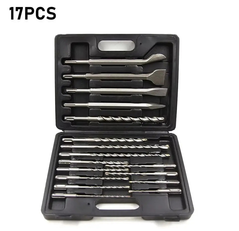 전동 해머 드릴 17개 세트 블랙박스