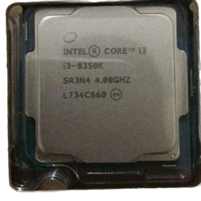 Процессор i3‑8350K, 4 ядра, 4.00 ГГц, 8 МБ, 14 нм, LGA1151, TDP 91 Вт, для настольного ПК