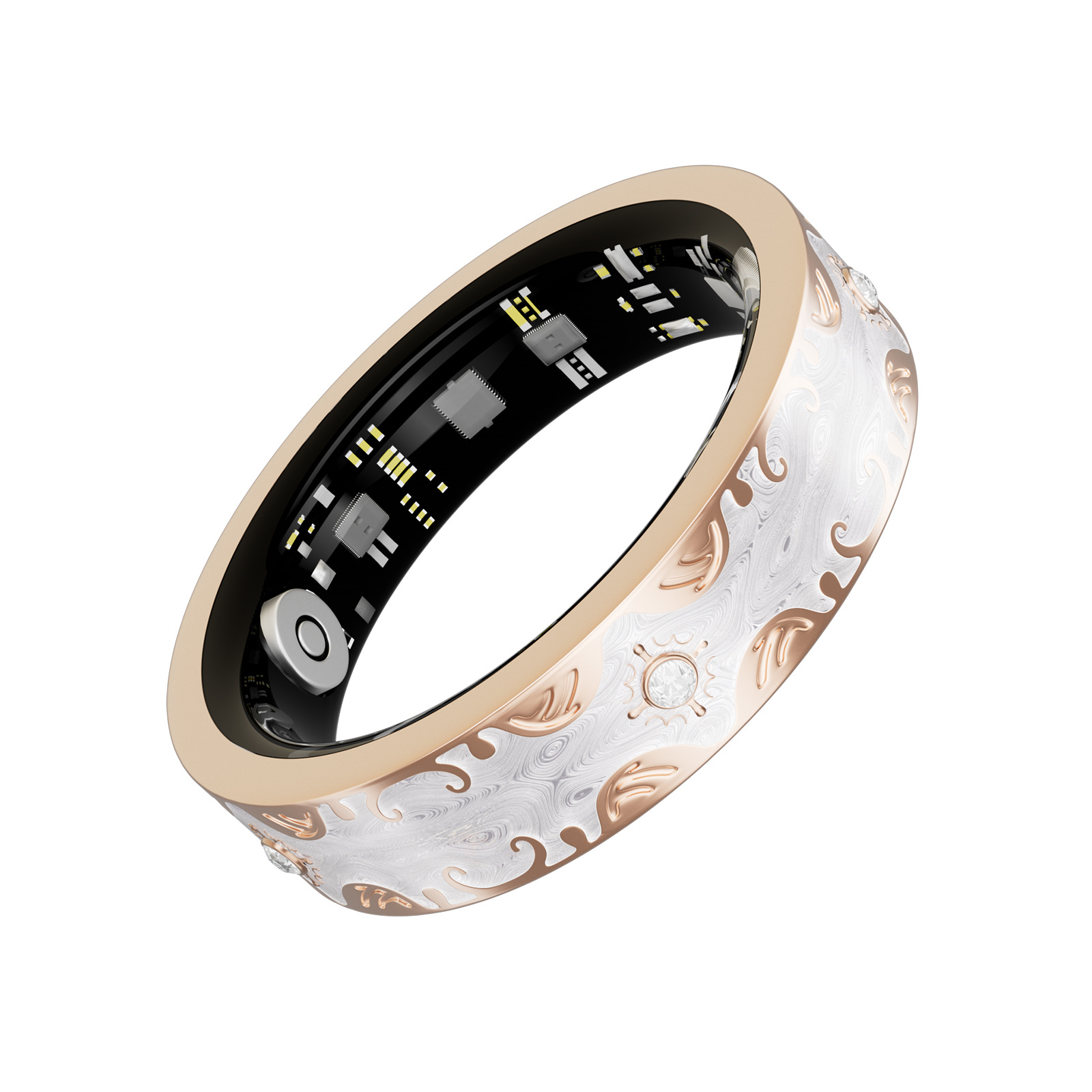 Smarter Ring Mit Herzfrequenz- Und Blutsauerstoffmessung Ip68_voghion.com