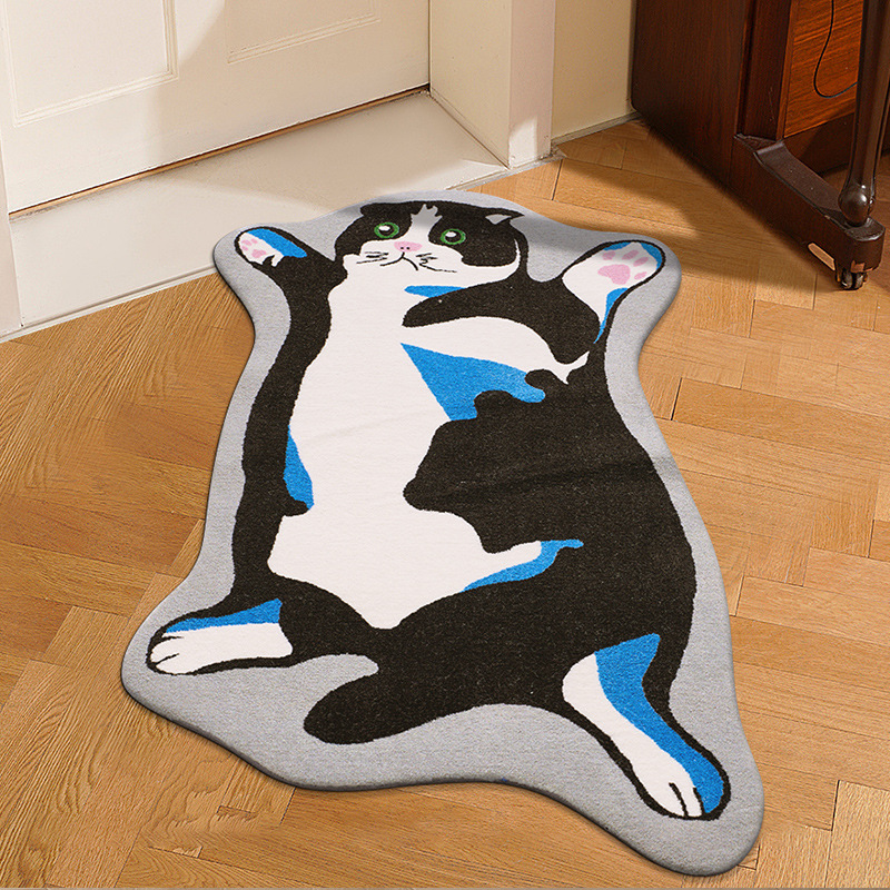 Entrar alfombra alfombra de dibujos animados resistente a la suciedad alfombra de cocina alfombra de puerta al por mayor alfombra antideslizante de baño