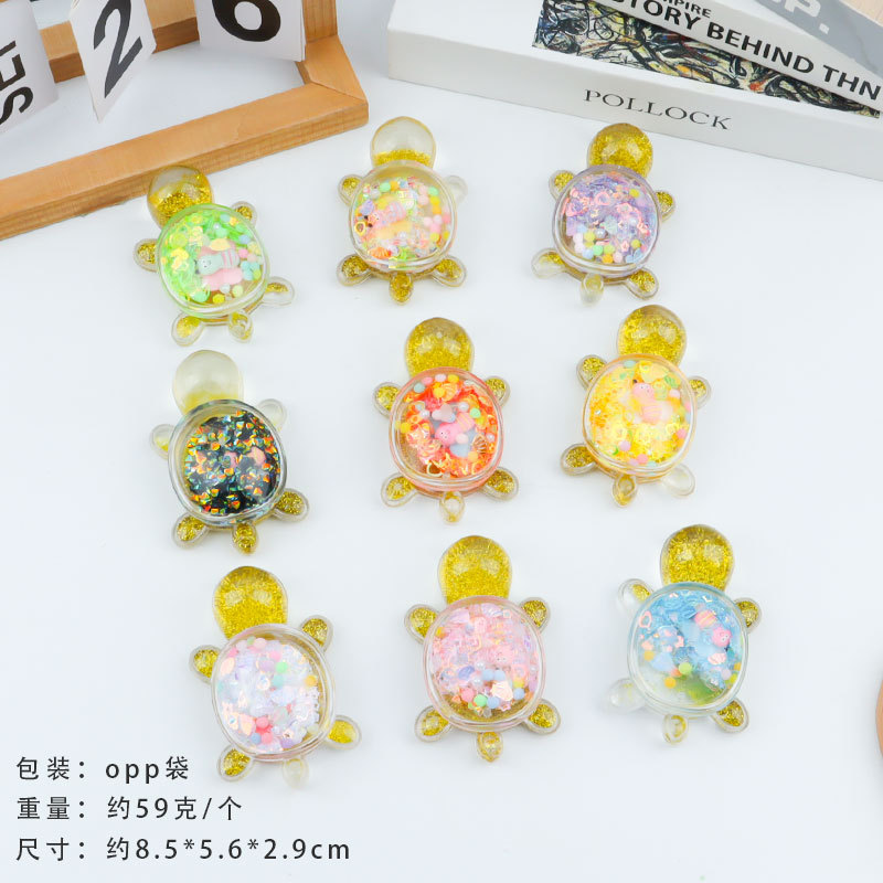 Good Bestie 더블 레이어 유사 작은 황금 거북이 opp 가방