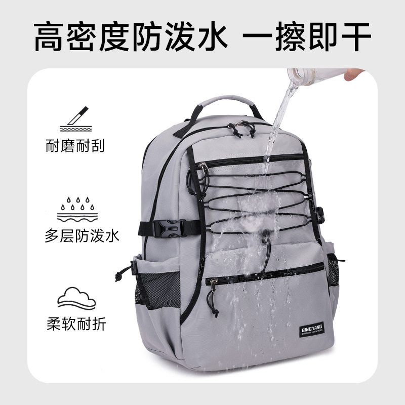 Mochila de moda transfronteriza, escuela secundaria, escuela secundaria, alta apariencia femenina, estudiante universitario japonés, mochila, bolso de computadora simple masculino, gran Rong