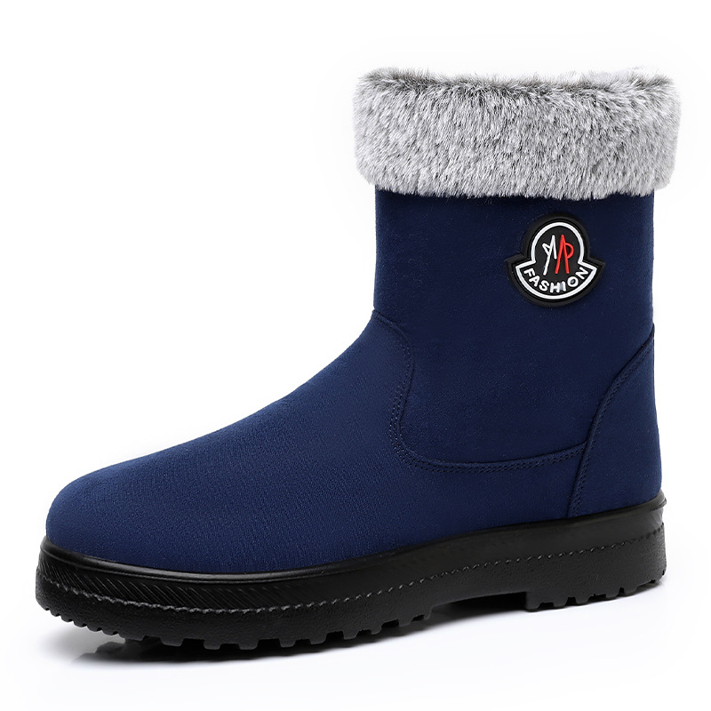 Zapatos de algodón, zapatos de mujer, botas de algodón transfronterizas de poliuretano, botas de nieve de caña alta de tubo largo más botas gruesas de terciopelo, botas de mujer a prueba de frío