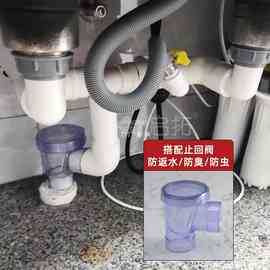 ✅水槽下水管配件 厨房洗菜盆水池排水软管换硬PVC管接头 经久耐