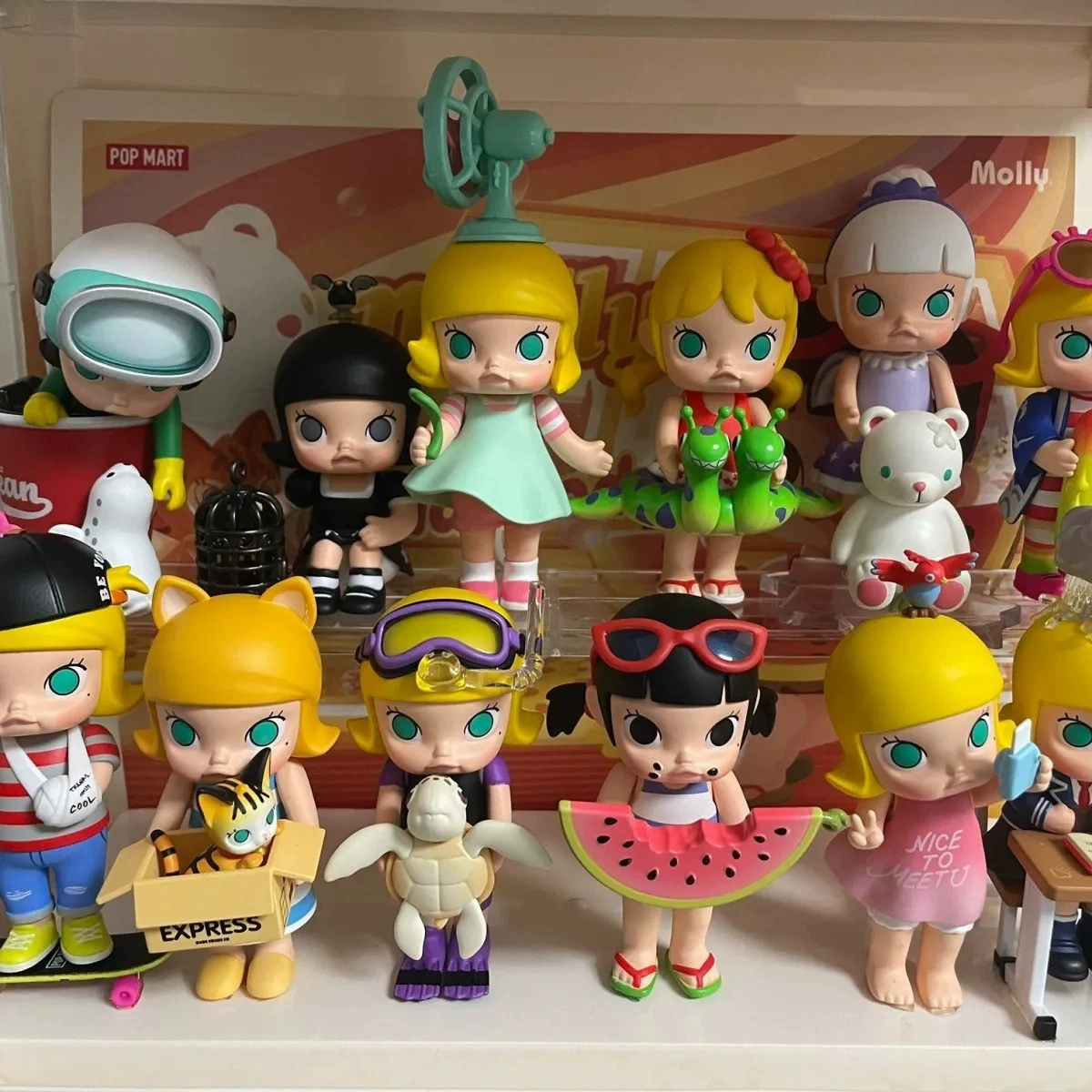 Bubble/Matt Blind Box Molly Моя детская серия Blind Box ручные фигуры стильные игрушки украшения подарки
