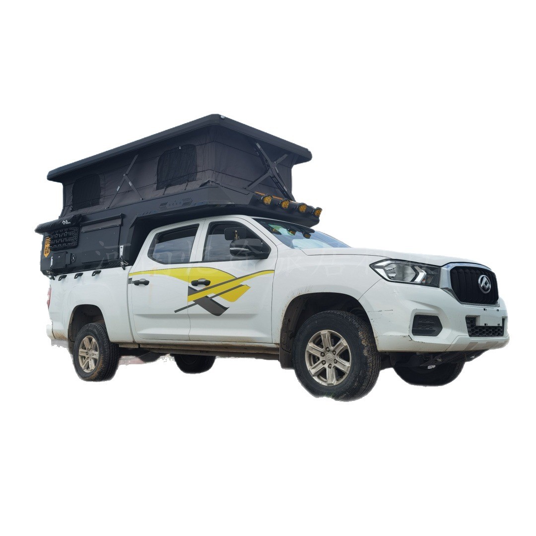 Campeón jorobada pick-up caja de elevación de casa de camioneta todoterreno pick-up caja trasera modificada caja de carga de cubierta alta tesoro actualización tienda de campaña