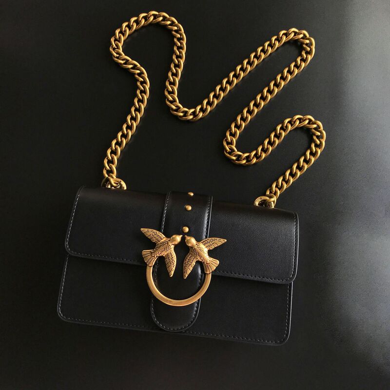 2021 New Classic Genuine Leather Swallow Bag Dionsi Chain Crossbody Women's Bag Shoulder High