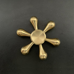 Cross-border new fingertip spinner pure copper left wheel removable and assembled fingertip spinner EDC toy