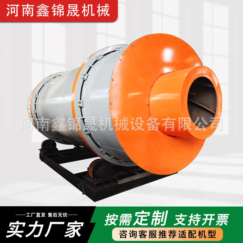 厂家直供烘干设备 滚筒式干燥机 沙子矿渣煤泥有机肥三回程烘干机