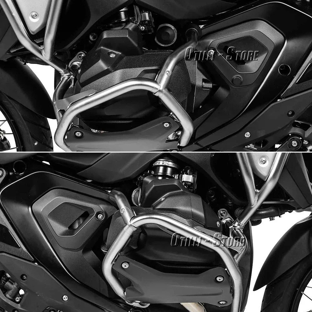 Adecuado para BMW R1300GS 2024 nuevas piezas de motocicleta motor reforzada barra de protección parachoques