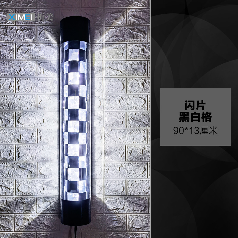 Barbería de belleza LED luces de conversión de salón de peluquería logotipo de luces publicitarias de pared a prueba de lluvia a prueba de borracha libre de agregar nombre de tienda