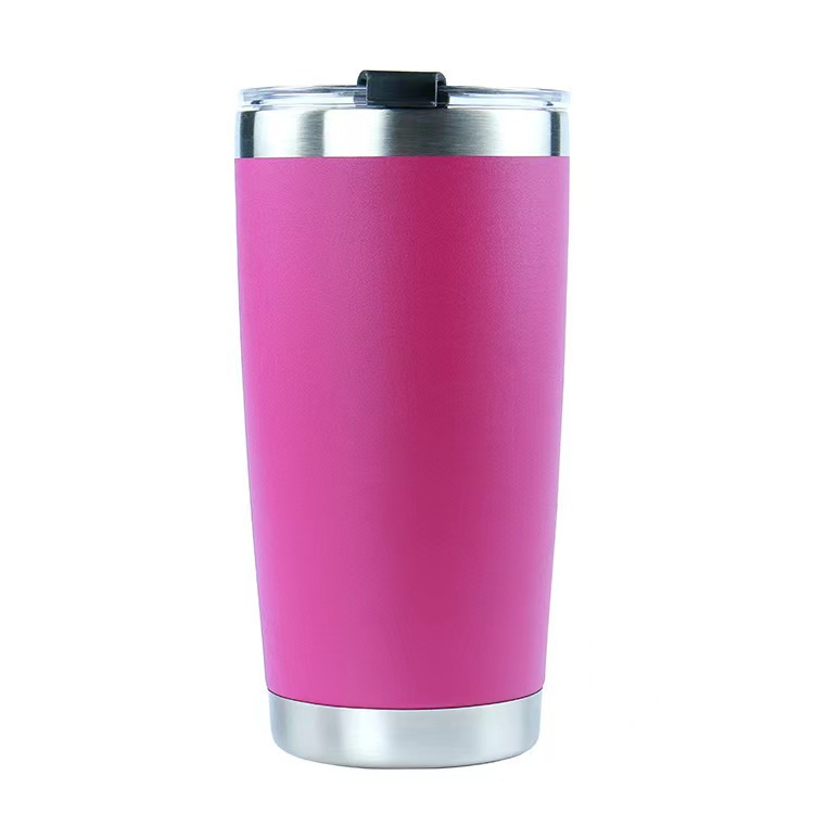 Spot transfronterizo 20oz taza de automóvil taza de aislamiento 304 taza de hielo de acero inoxidable taza de vacío de doble capa
