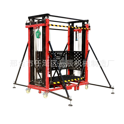 New Electric Scaffolding Lift Platform for Construction Site Decoration, Brick-Laying Lift, Foldable Lift Platform (Avtomobil fırlanan platformaları) - new-model-2m-deposit
