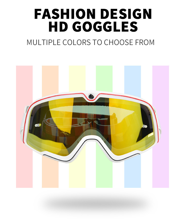 Fashion motorcycle speed reducing helmet goggles, high-definition windproof and dustproof off-road goggles_voghion.com