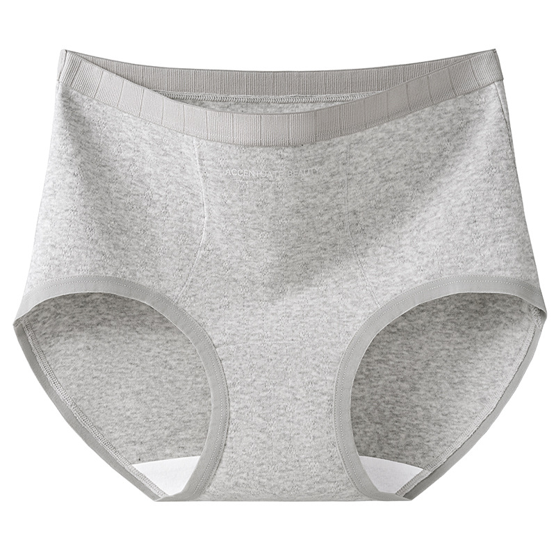 Bragas de algodón de colores, bragas de algodón de cadera de cintura alta para mujer, entrepierna antibacteriana de grado 10A, entrepierna inferior larga, abdomen, calzoncillos de mujer