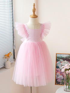 ��ͯ�w���B��ȹ2024�ļ��¿�Ůͯ����ȹ3-6�q�������o������ȹ