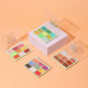 YABAOLIAN NEW color listing NEW transparent nine-color eye shadow plate earth color pearlescent matte makeup ins eye shadow