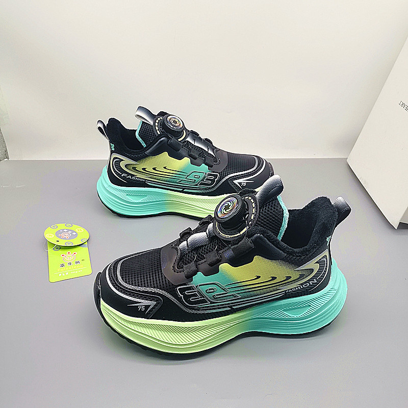 Fule oso segundo algodón 32 - 37 talla zapatos deportivos para niños zapatos deportivos de invierno zapatos de algodón