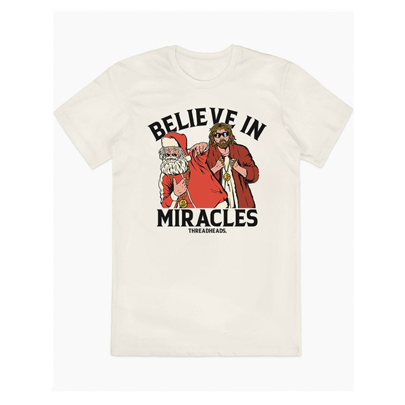 Believe in Miracles American Vintage Bintage High Street Oversize T-Shirt