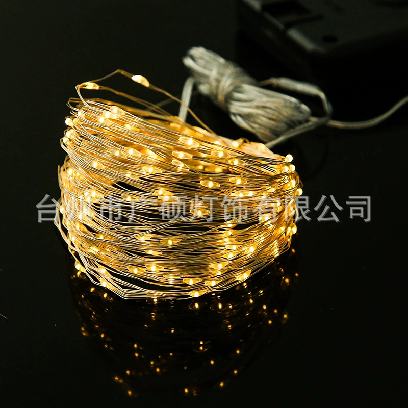 Battery Box USB Copper Wire LED String Lights, Multi-Length 2–20 m, Warm/White/Color