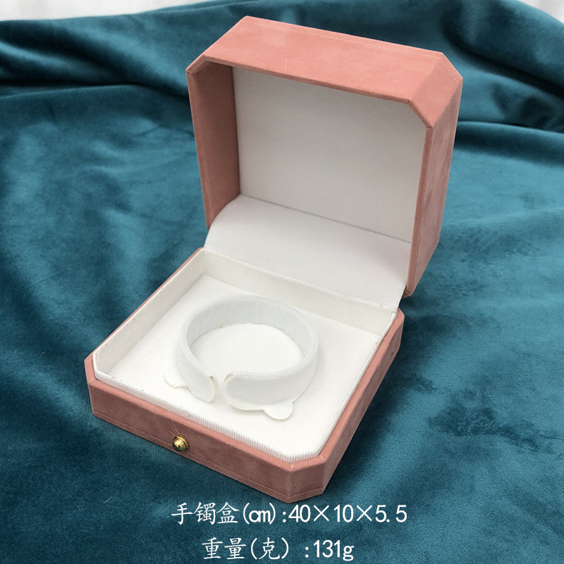 金ボタン八角形プリントアクセサリーボックス日本式レースアクセサリーボックスファッション真珠アクセサリーボックス指輪ボックスネックレスボックス