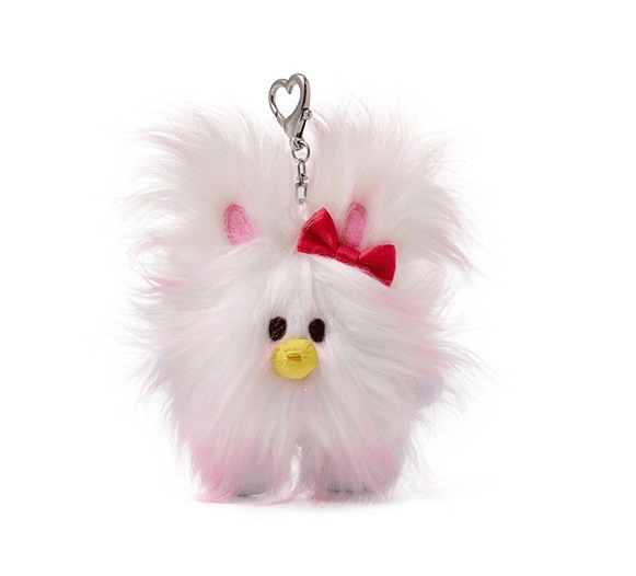 Libi white long hair pendant