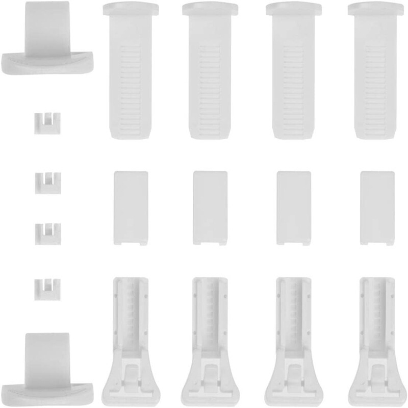 Cross-Border Wholesale 2 Sets of 20 Pieces 100% off Curtain Accessories Venetian Blind Accessories 20mm Pleated Blind Replacement Parts