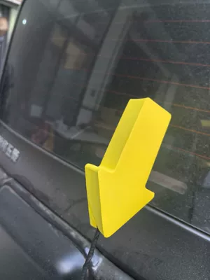 Manufacturer's Creative Symbols, Funny Car Other Automotive Exterior Supplies - yellow-arrow