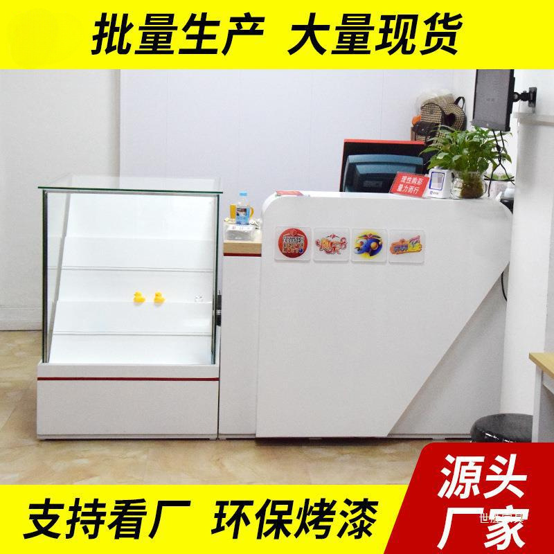 福利彩票销售柜台刮刮乐即开票玻璃展示柜吧台桌子收银展示架