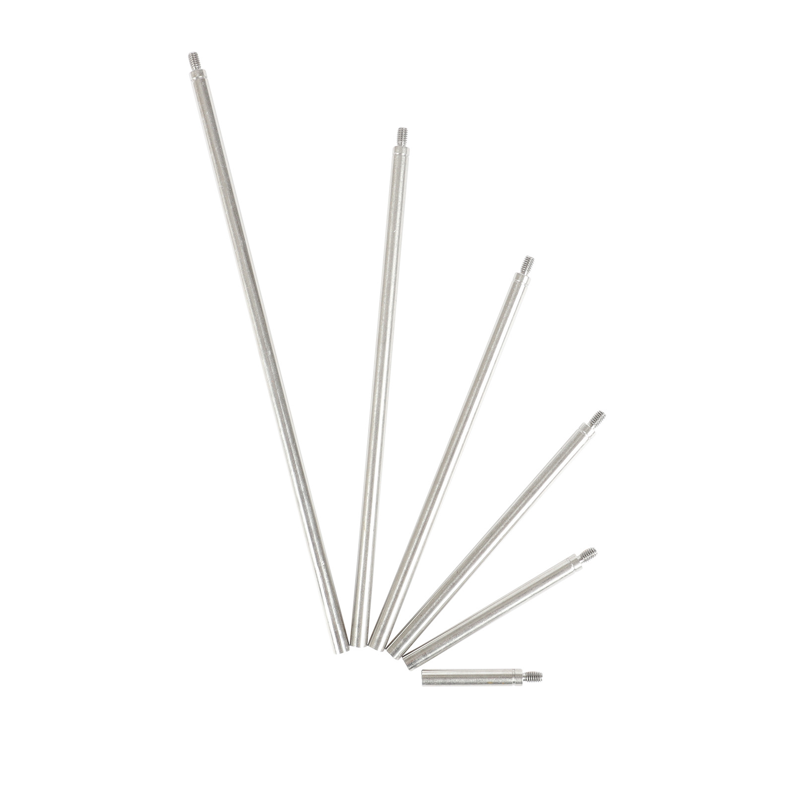 6件套1英寸到6英寸百分表加长杆千分表加长杆延长接头通用加长杆