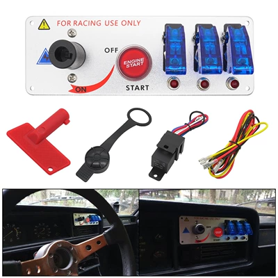 One-key start power-off main switch: Power supply, ignition system accessories