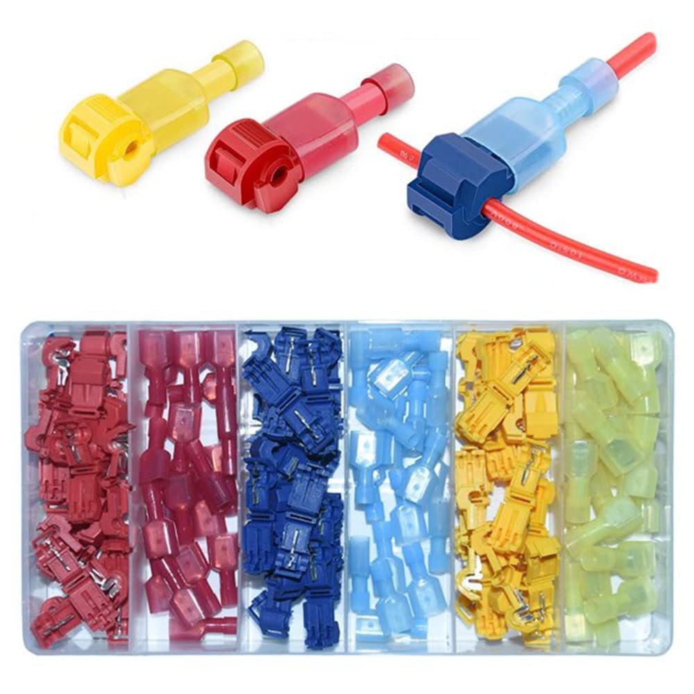 FDG 120PcsT-Tap Wire Connector, T Tap Electrical Connectors,