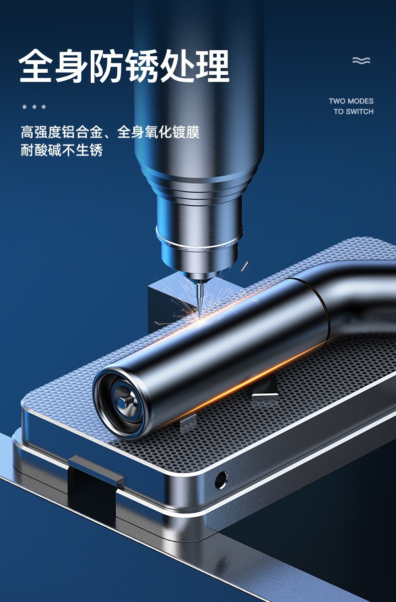 Suitable for car wash water guns, high-pressure household floor and yard cleaning, 2025 nozzle, super powerful pressure-boosting tool, retractable