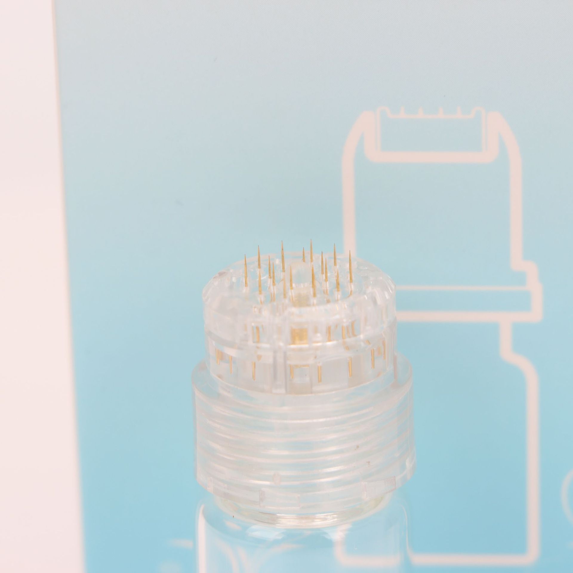 Belleza Oro microaguja 20 agujas LanuryRoller sello microaguja soluble en agua aguja ligera de agua manual portátil transfronterizo