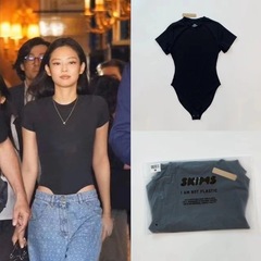 韓国の小衆24新型ジェニ・カーダシアンと同じガードルtシャツt字連体服半袖tシャツ