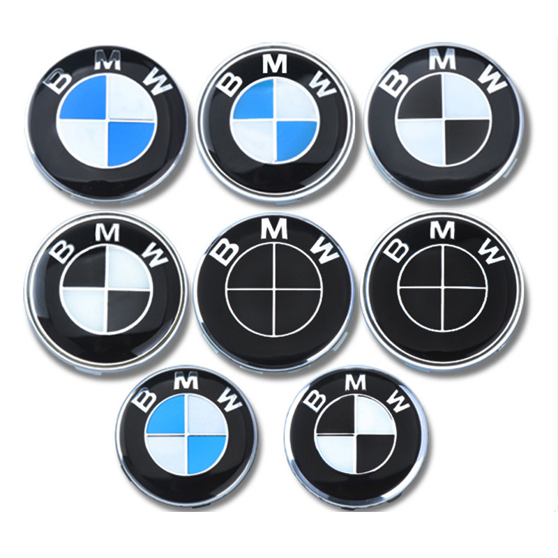 Suitable for Bmw Wheel Hub Caps, 68mm Blue and White Wheel Center Caps, 10-Spoke Wheel Decorative Caps, Wheel Hub Logos