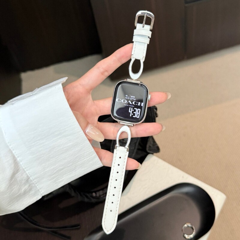 Suitable for Apple Applewatch10/Se Watch Iwatch98765 Generation Ultra Leather Strap C-Shaped Glue