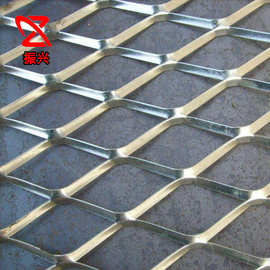 现货棱形钢板网镀锌护栏重型机械平台防护脚踏防滑装饰吊顶铝网