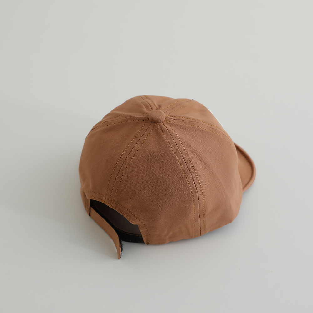Primavera y otoño delgada sombrero de béisbol para bebés de estilo coreano letras gorra de boca de pato de moda para viajar gorra solar