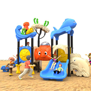 Kindergarten Large Outdoor Slide Swing Combination Park Community Sales Office Children's Slide Outdoor Amusement Park