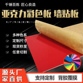 亚克力板;其他有机玻璃;其他塑料板