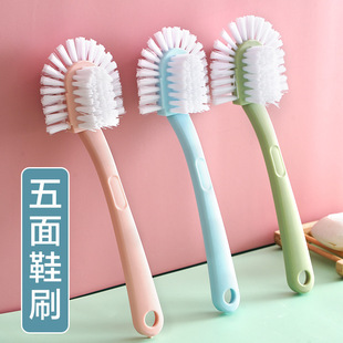 Powerful crooked shoes, hygienic brush, sole, children's handle