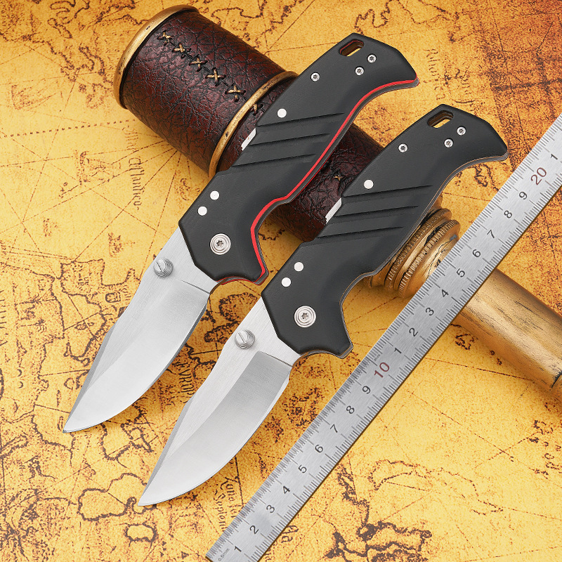 厂家直销户外露营刀高硬度锋利多功能便携折刀野营刀水果刀战术刀