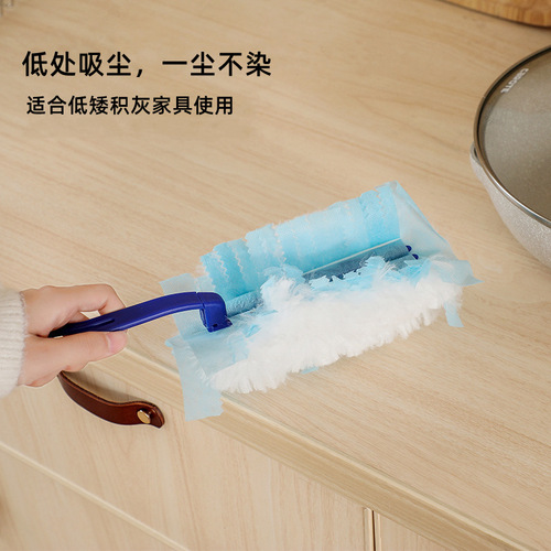 10 pieces of electrostatic dust duster household disposable feather duster cleaning artifact desktop feather duster non-woven dust duster