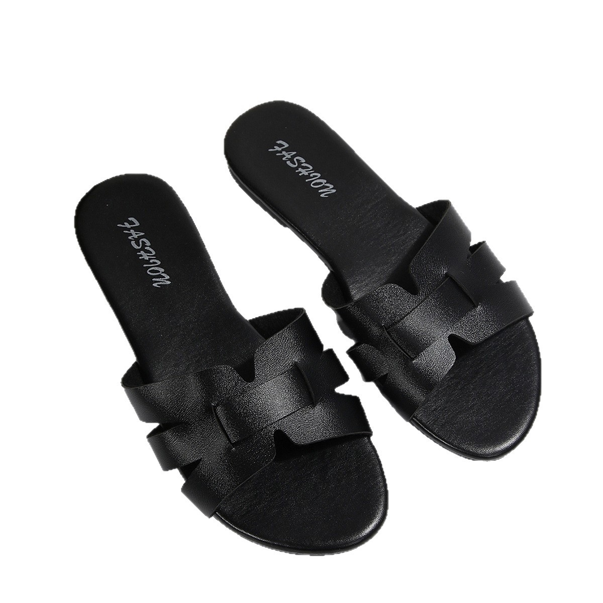 Sandalias Planas para Mujer de Cuero Sintético, Cómodas, para Uso Casual image 5